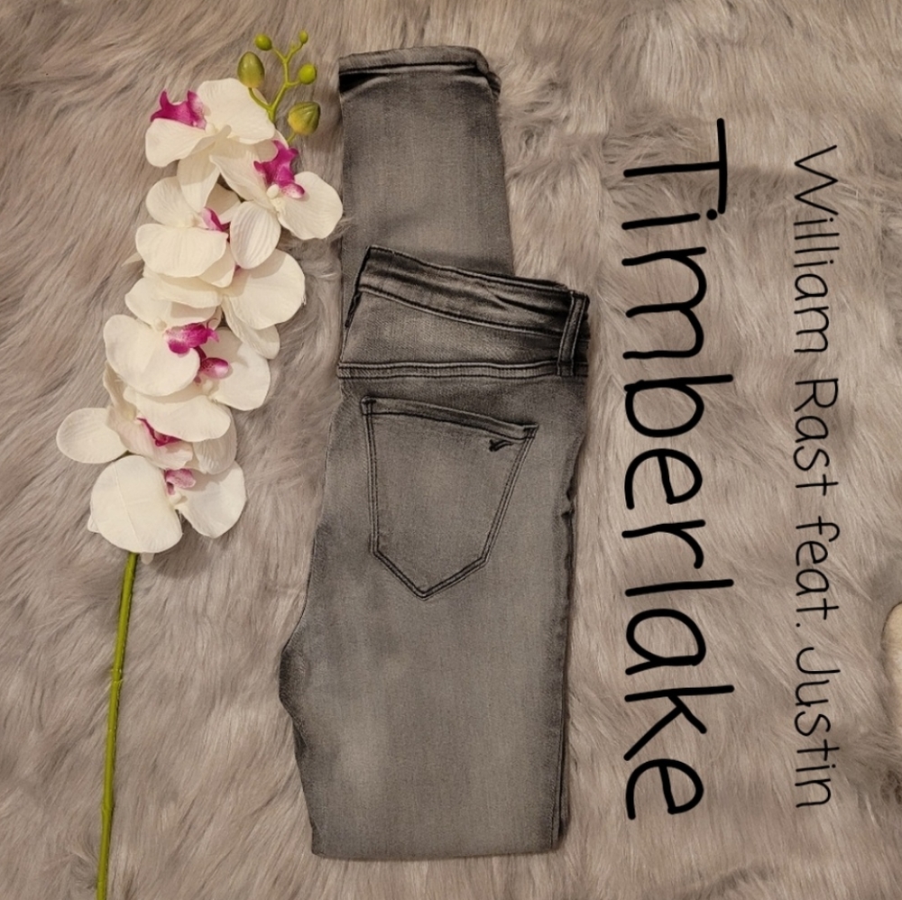 2 For $30😃 Vintage William Rast Sculpted High Rise Skinny Jeans Washed Denim Fi